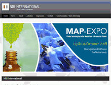Tablet Screenshot of nbi-international.com